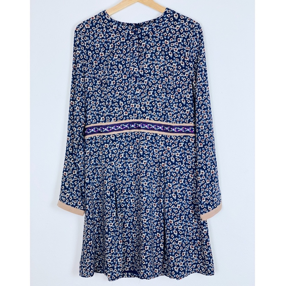 ESLEY NWT Long Sleeve Floral Boho Dress